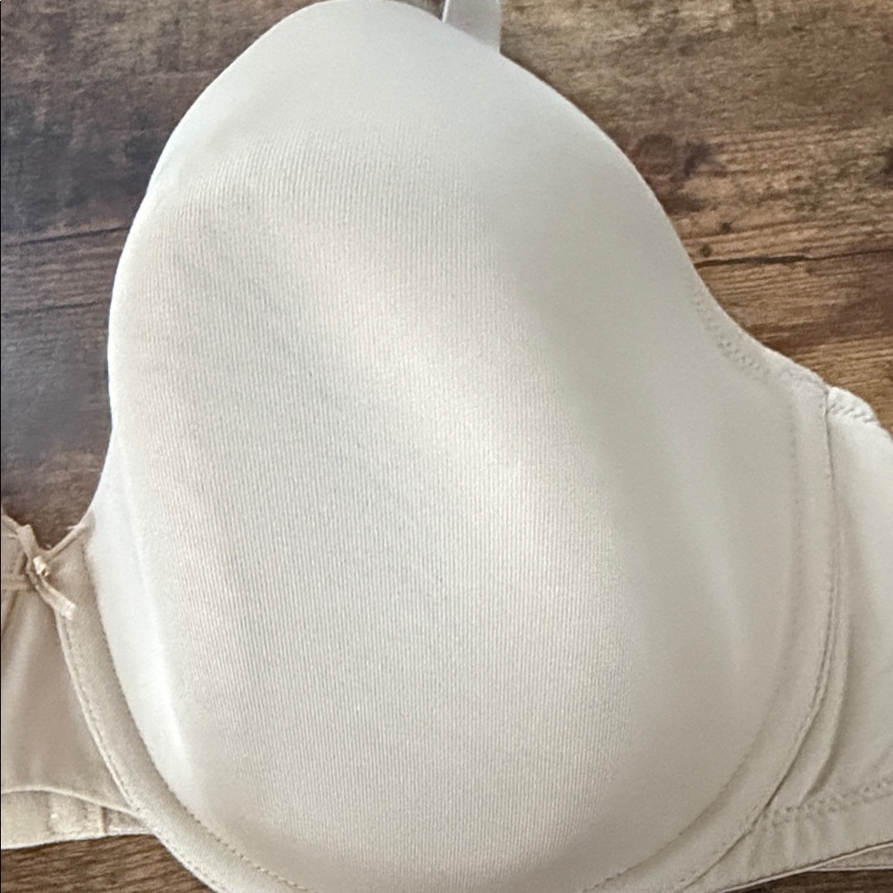 Cacique Beige Full-Coverage Bra - Picture 3 of 8